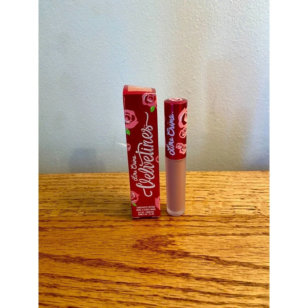 Lime Crime LULU Velvetines Liquid Matte Lipstick FULL Sz BNIB Rare Peachy Beige